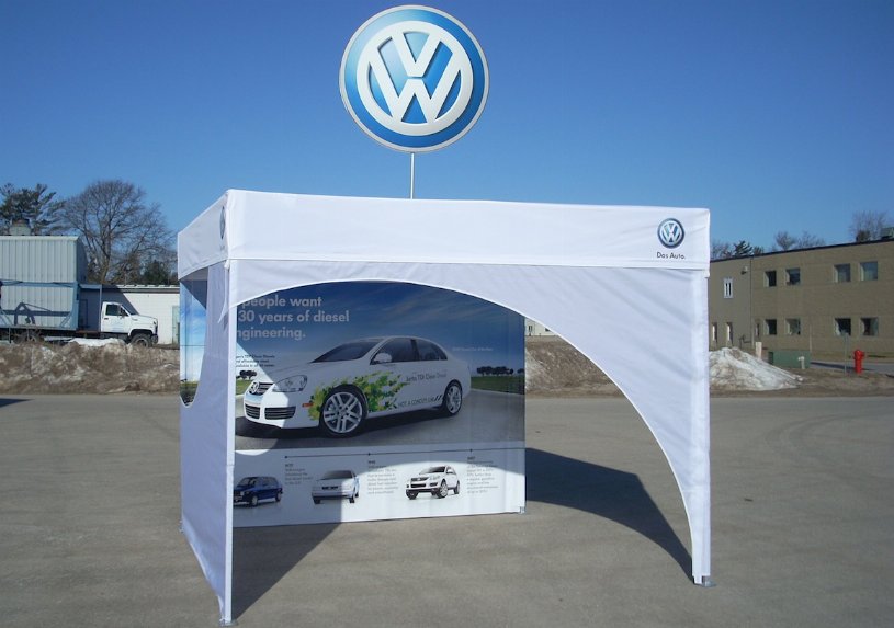 Customizable Flat Top Pop Up Canopy Lifetime Frame Warranty 3Day